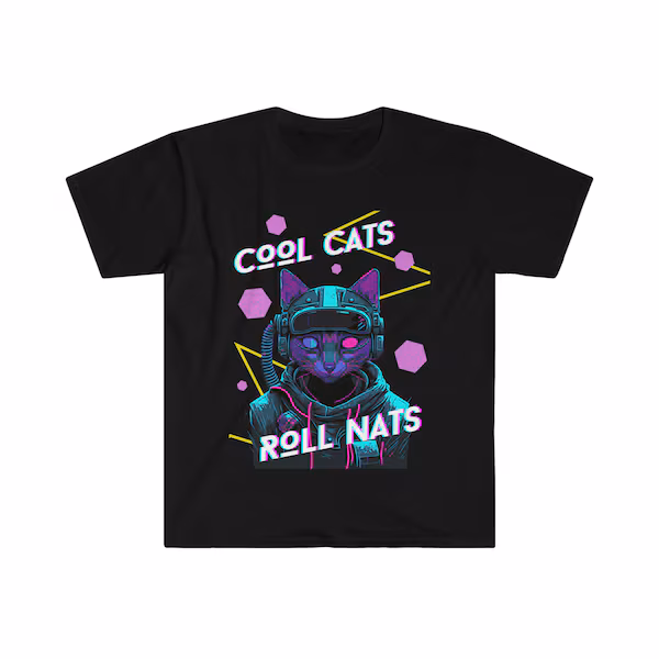 Cool Cats Roll Nats | Retro | Cat Lover