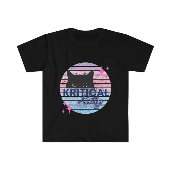 Kritical Kitty | Retro Pastel Shirt | Silly